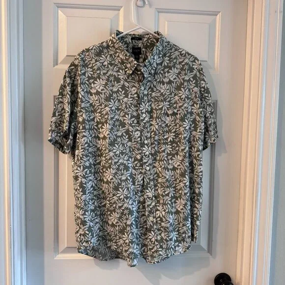 Crew Factory Shirts J Crew Factory Linen Blend Shirt Mens